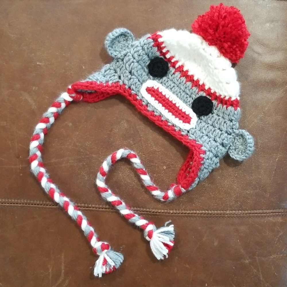 Sock Monkey knit cap